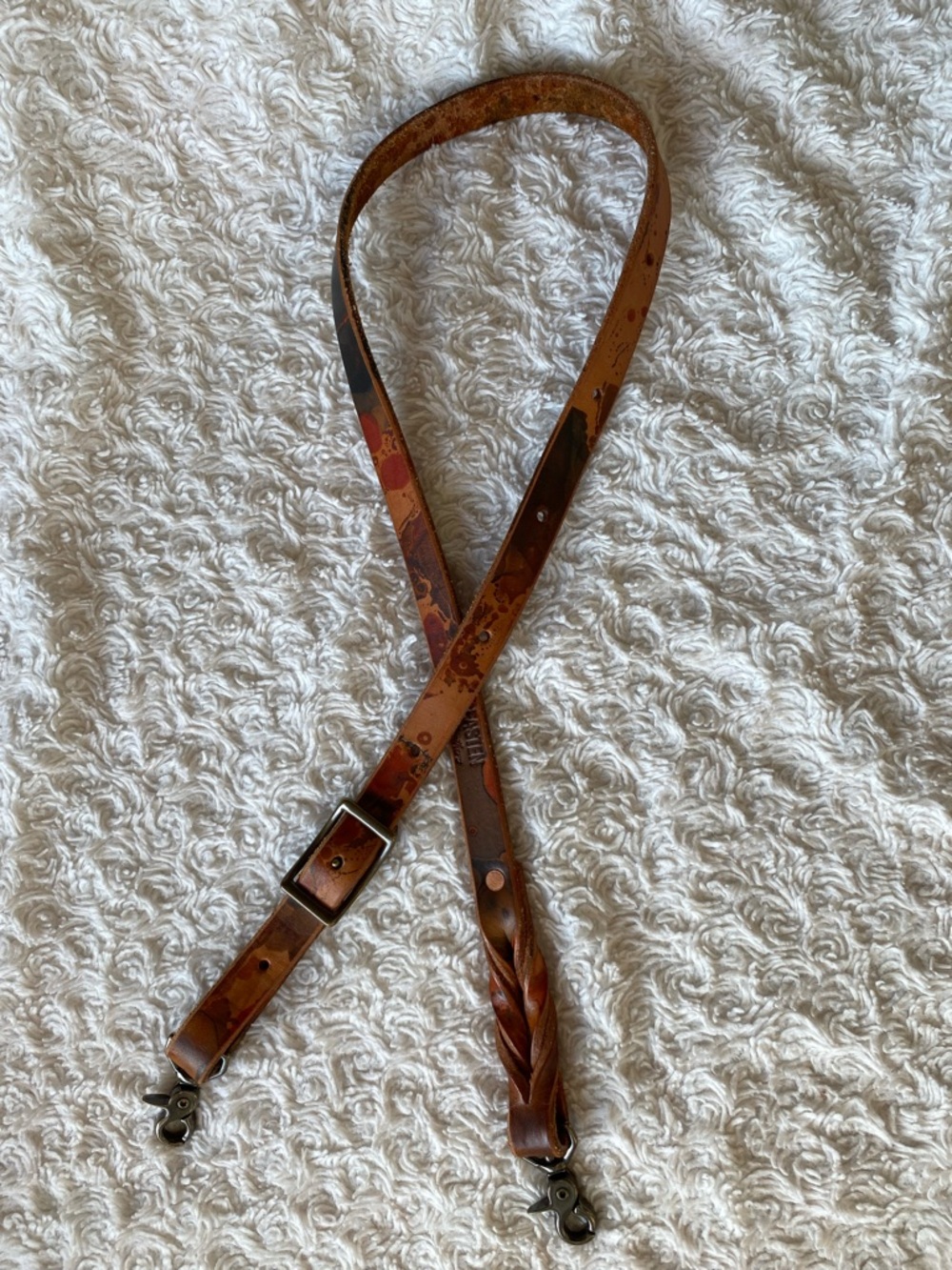 Easten Leathers Short Pumpkin Spice Conway Strap